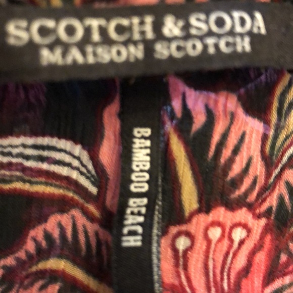Scotch & Soda Floral Mini Dress. Size Large. - Picture 10 of 11
